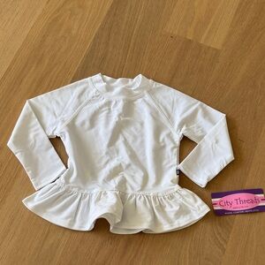 NWT: Kids White Rashguard